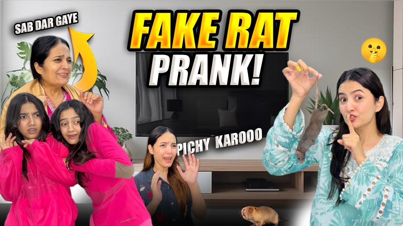Fake rat in washing machine prank | mama ka scary reaction** Must watch** | Hira Faisal |Sistrology