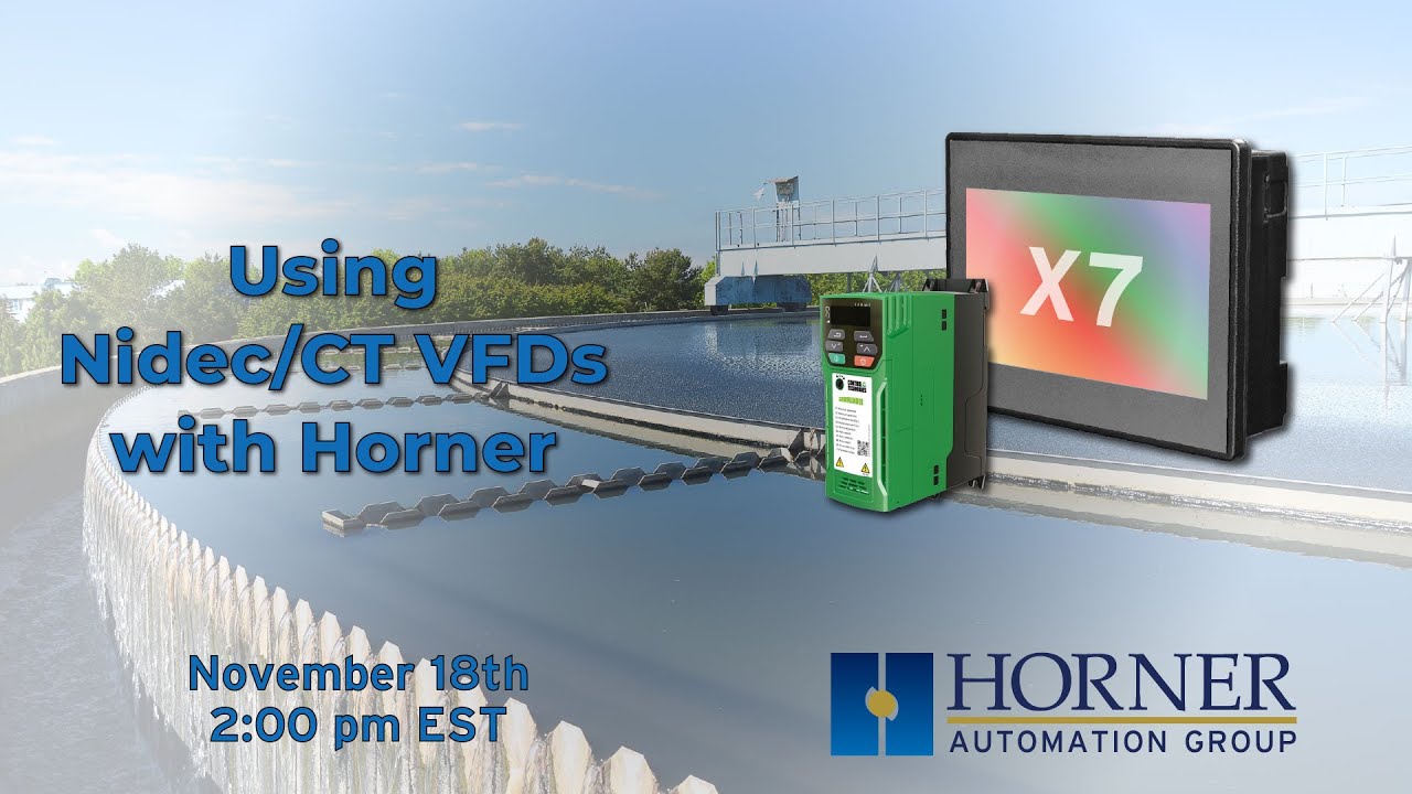 Using Nidec/CT VFDs with Horner