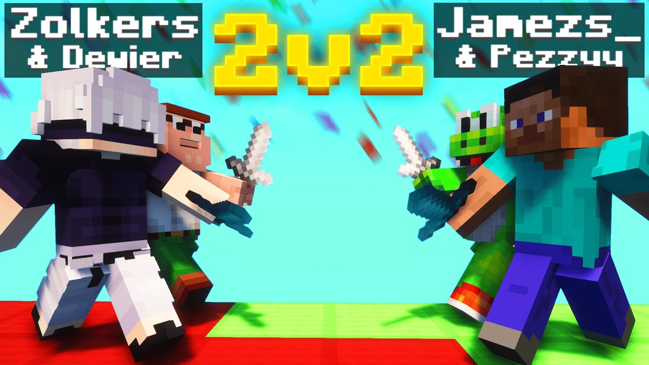 Dewier & Zolkers против Jamezs_ & PEZZYY | Ставка 2 на 2 в Bedwars