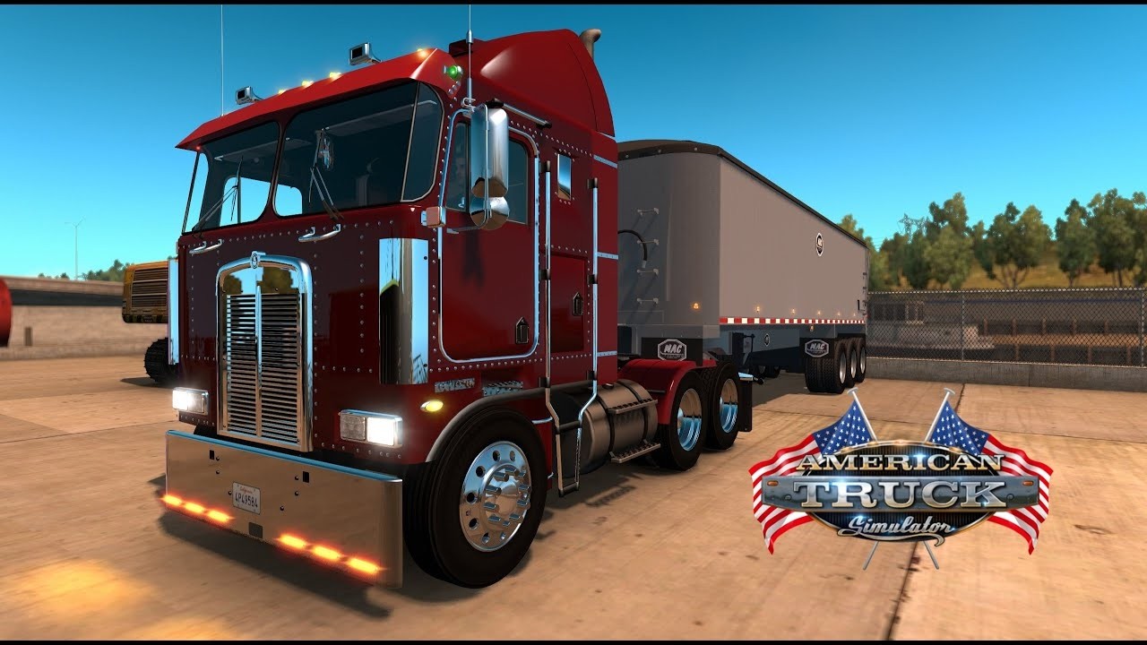 AMERICAN TRUCK SIMULATOR 1.58 / SNOWYMOON / volante logitech G920 / KENWORTH K100 / PC / GAMEPLAY