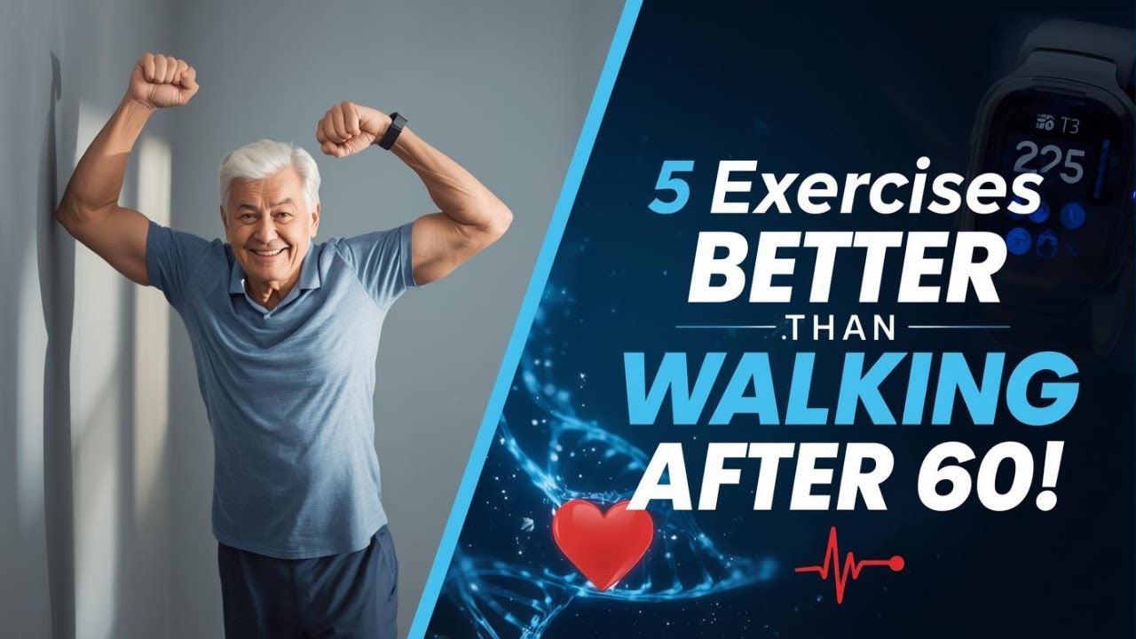 STOP Walking! 🚶&zwj;♀️ 5 Exercises BETTER Than Walking for Seniors (Boost Balance & Strength FAST)