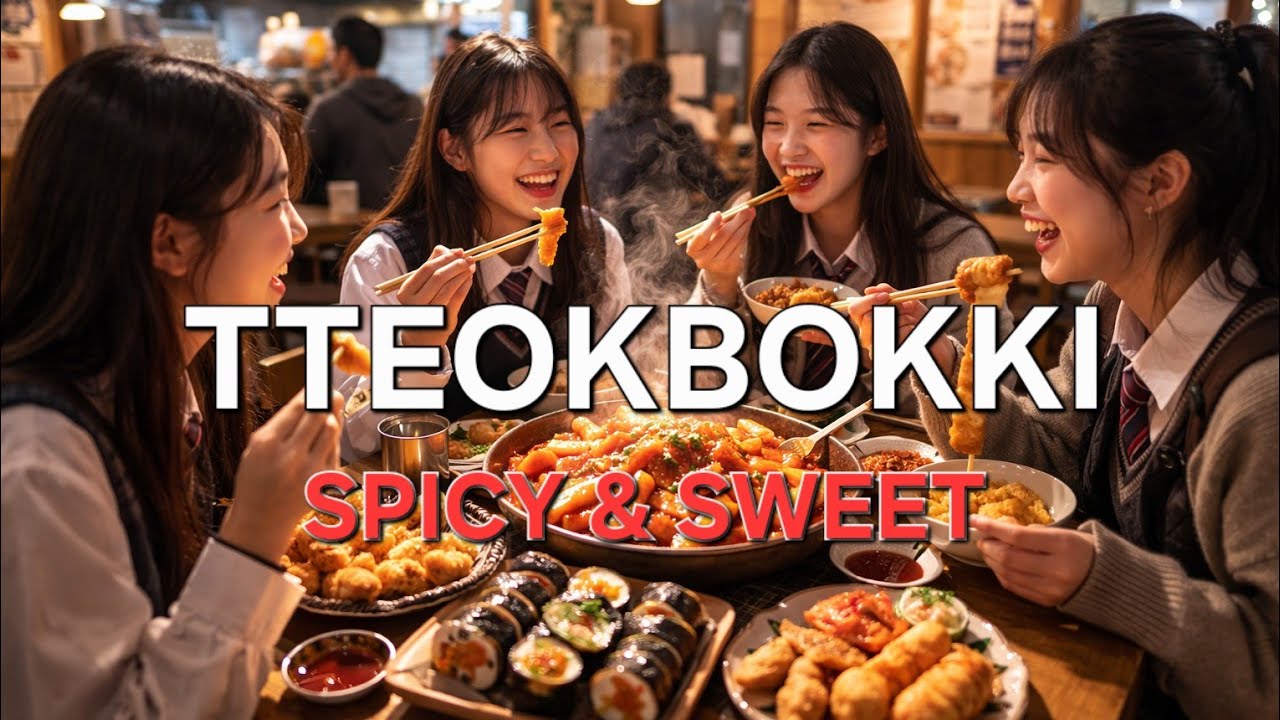 TTEOKBOKKI 🔥 Korean Street Food Anthem | Sweet & Spicy K-Food Song