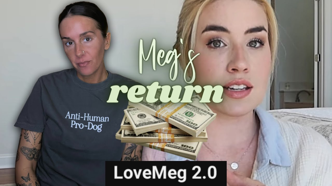 LOVE MEG IS BACK ON YOUTUBE… DESPERATE FOR VIEWS