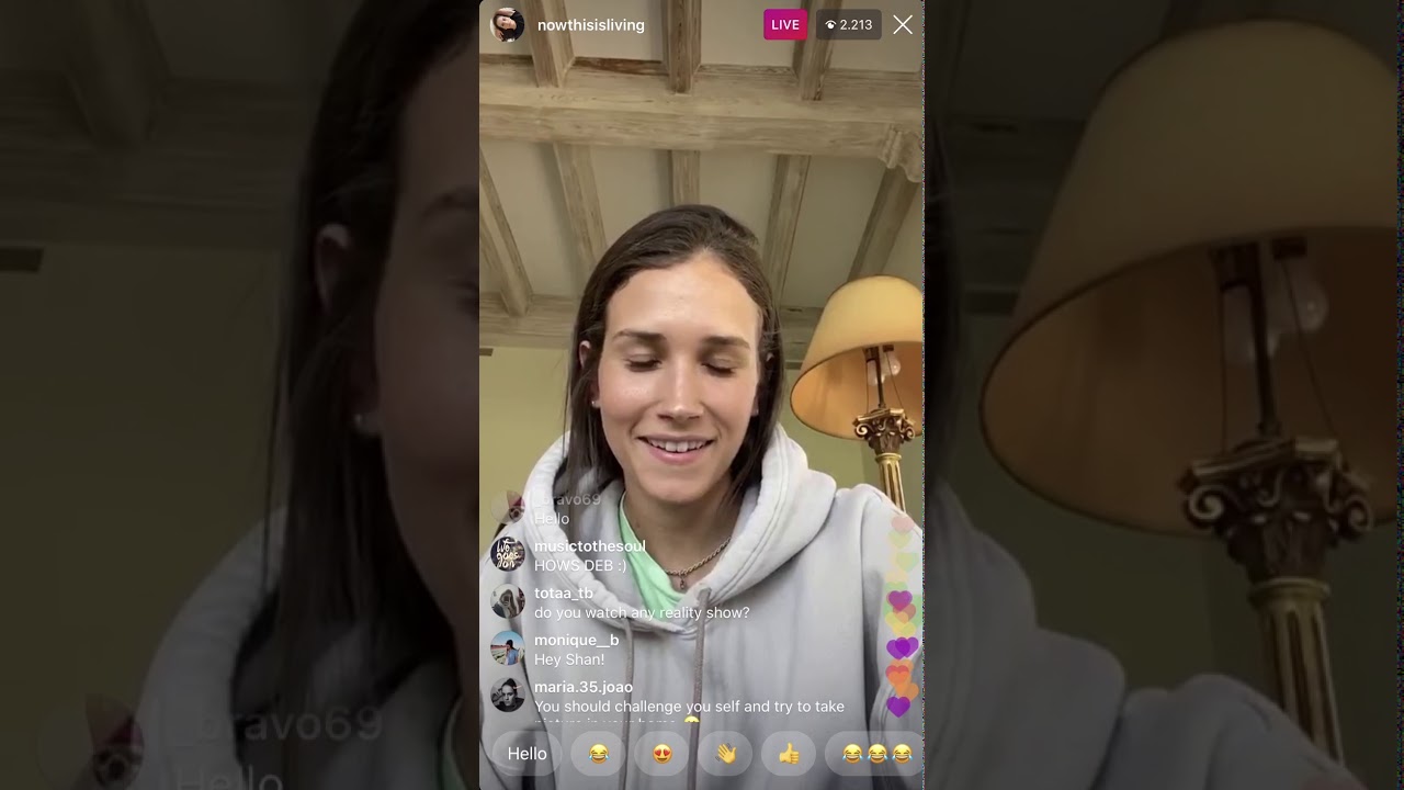 Shannon Beveridge (nowthisisliving) Instagram Live April 7