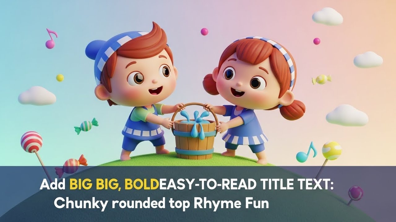 Little Jack & Jill Adventure 👦👧 | Nursery Song for Toddlers