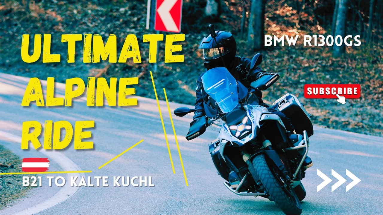 Ultimate Alpine Ride 🇦🇹 | BMW R1300GS on B21 to Kalte Kuchl ⛰️🏍️ Pure Boxer Motor Sound 🏍️🔊