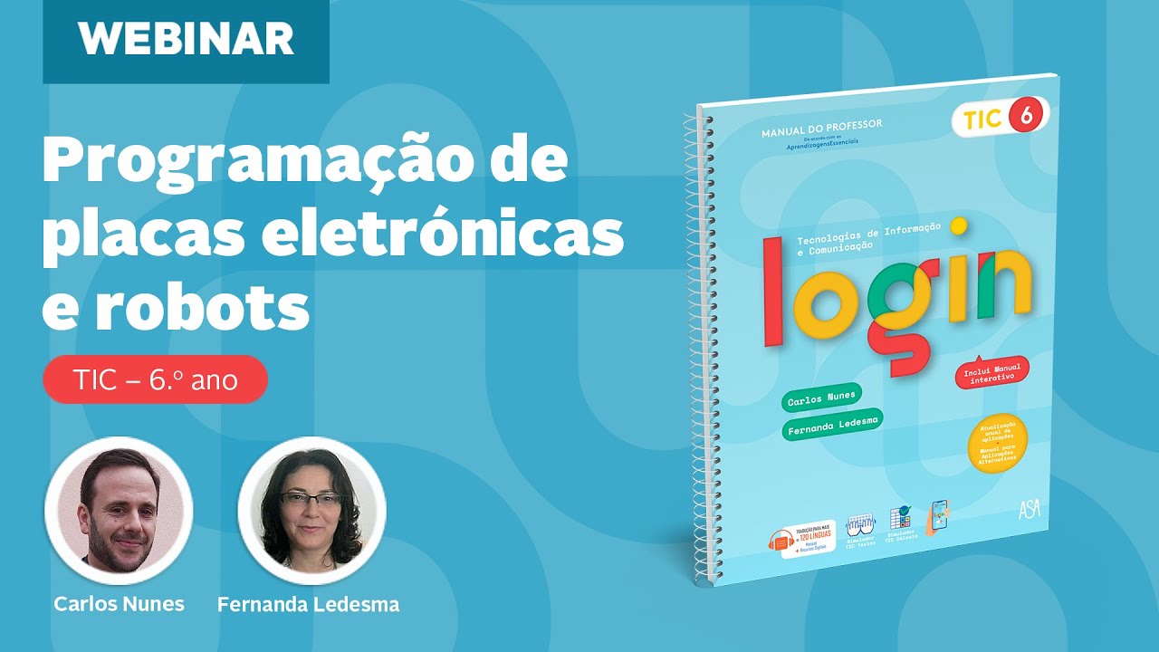 Webinar: Programação de placas eletrónicas e robots