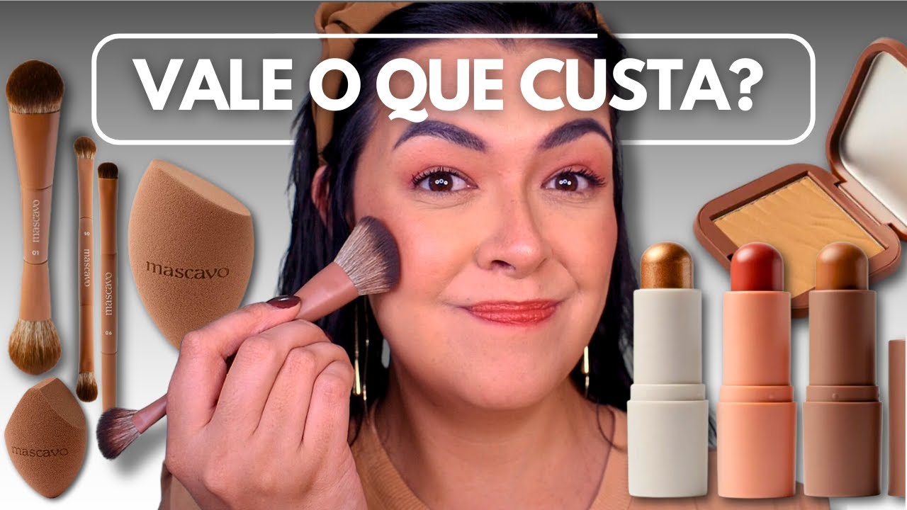 RESENHA MASCAVO: testei e comparei cores e texturas dos produtos da NOVA MARCA DE MARI SAAD #mascavo
