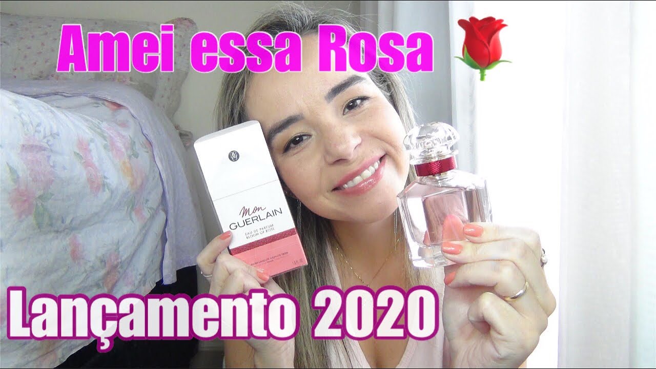 Perfume Mon Guerlain Bloom of Rose versão EDP - Lançamento 2020