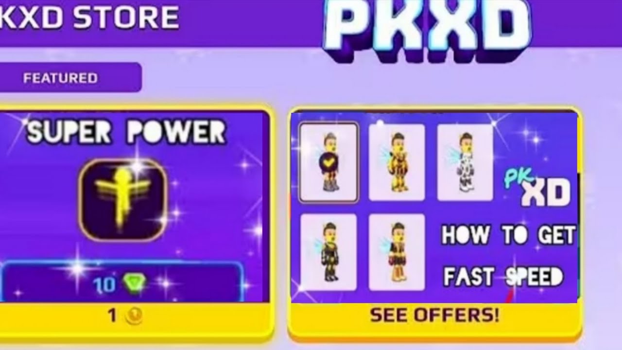 HOW TO GET SUPER POWER SPED IN PKXD 😱💫👌