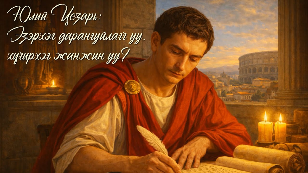 Julius Caesar: Dictator by Power, Genius by Destiny. Юлий Цезарийн амьдрал туурвил.