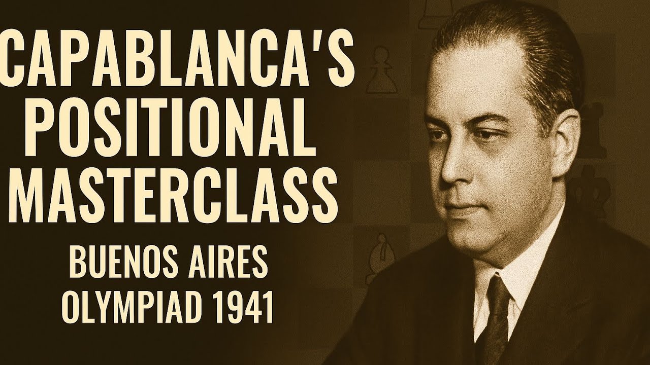 Capablanca's Positional Masterclass | Buenos Aires Olympiad 1941