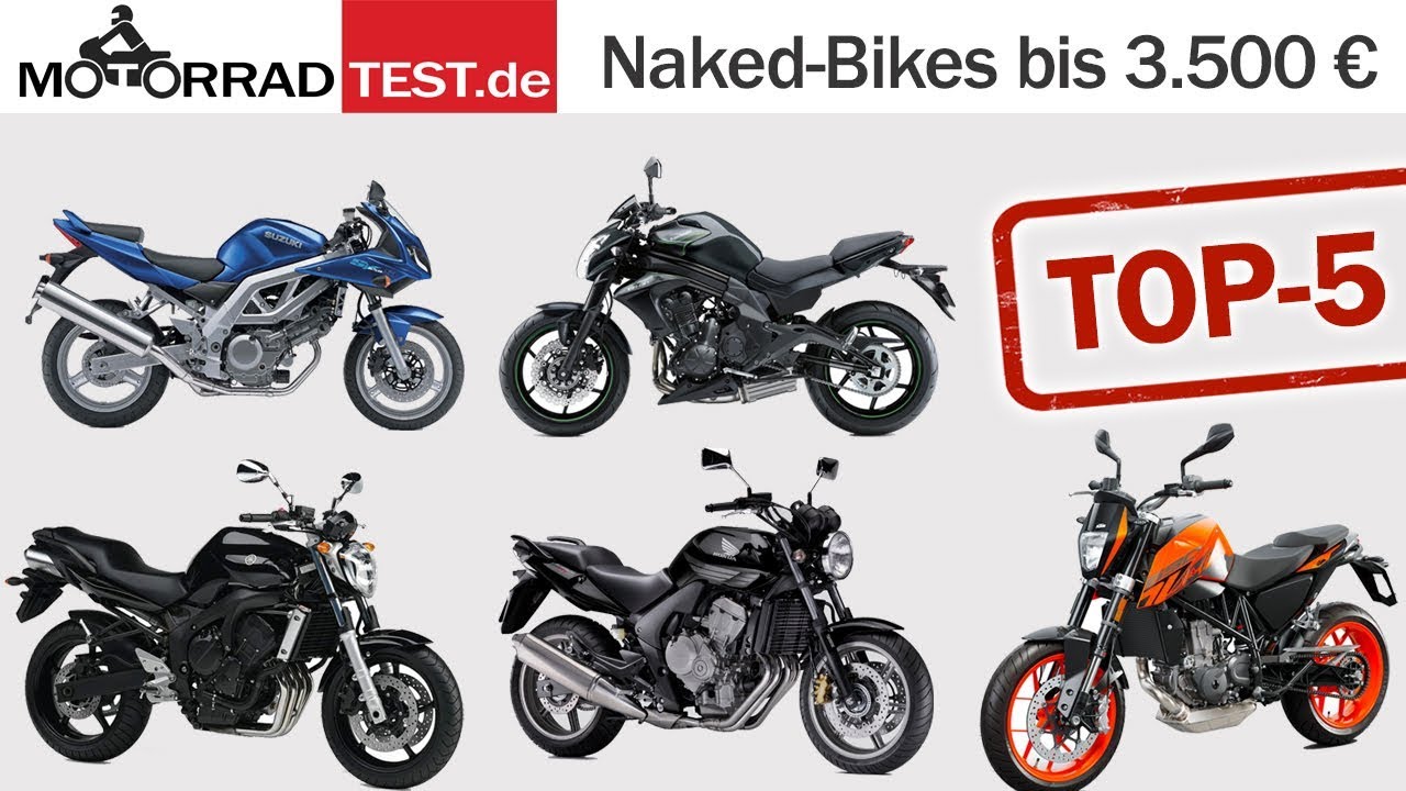 Top 5 Naked-Bikes bis 3.500 €