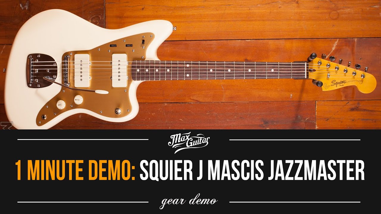 1 MINUTE DEMO: Squier J. Mascis Jazzmaster!
