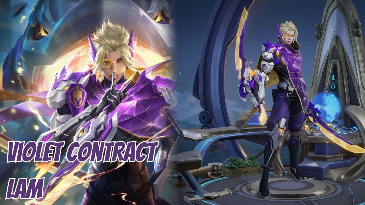 Violet Contract - Lam Skin Showcase | Honor of Kings