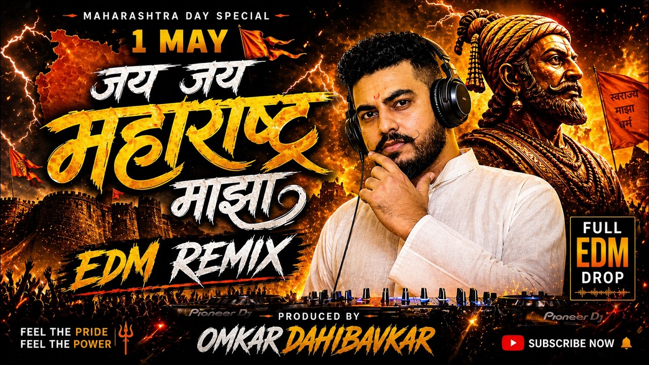 Jai Jai Maharashtra Maza 🔥 EDM Remix | Maharashtra Day Special 1 May 2026 | Marathi DJ Remix