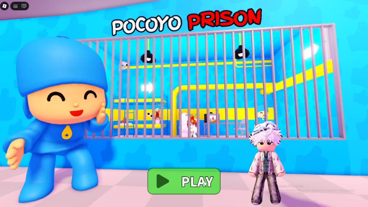 POCOYO PRISON ESCAPE! 🚓🔓 Obby | Roblox Gameplay