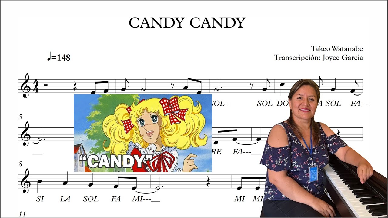 ✅🎻🎶🎹 Candy Candy - Partitura del Tema Llámame Candy