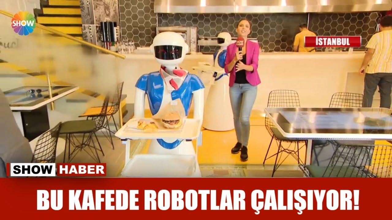 Bu kafede robotlar çalışıyor!