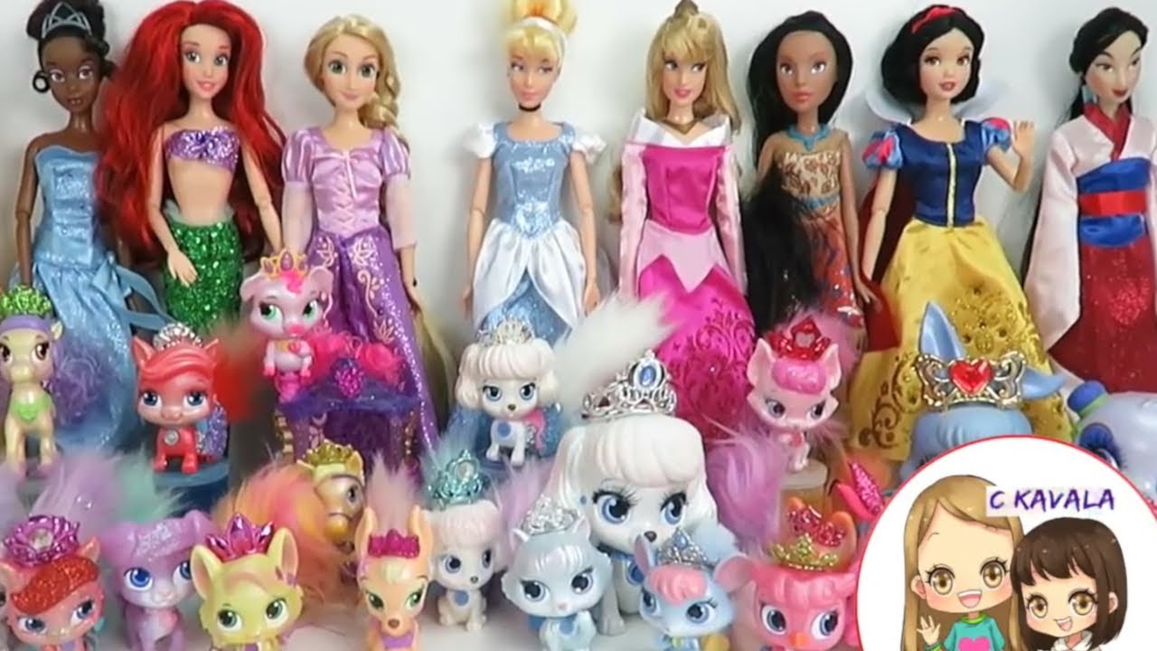 Palace Pets Collection names and their Disney Princess friends