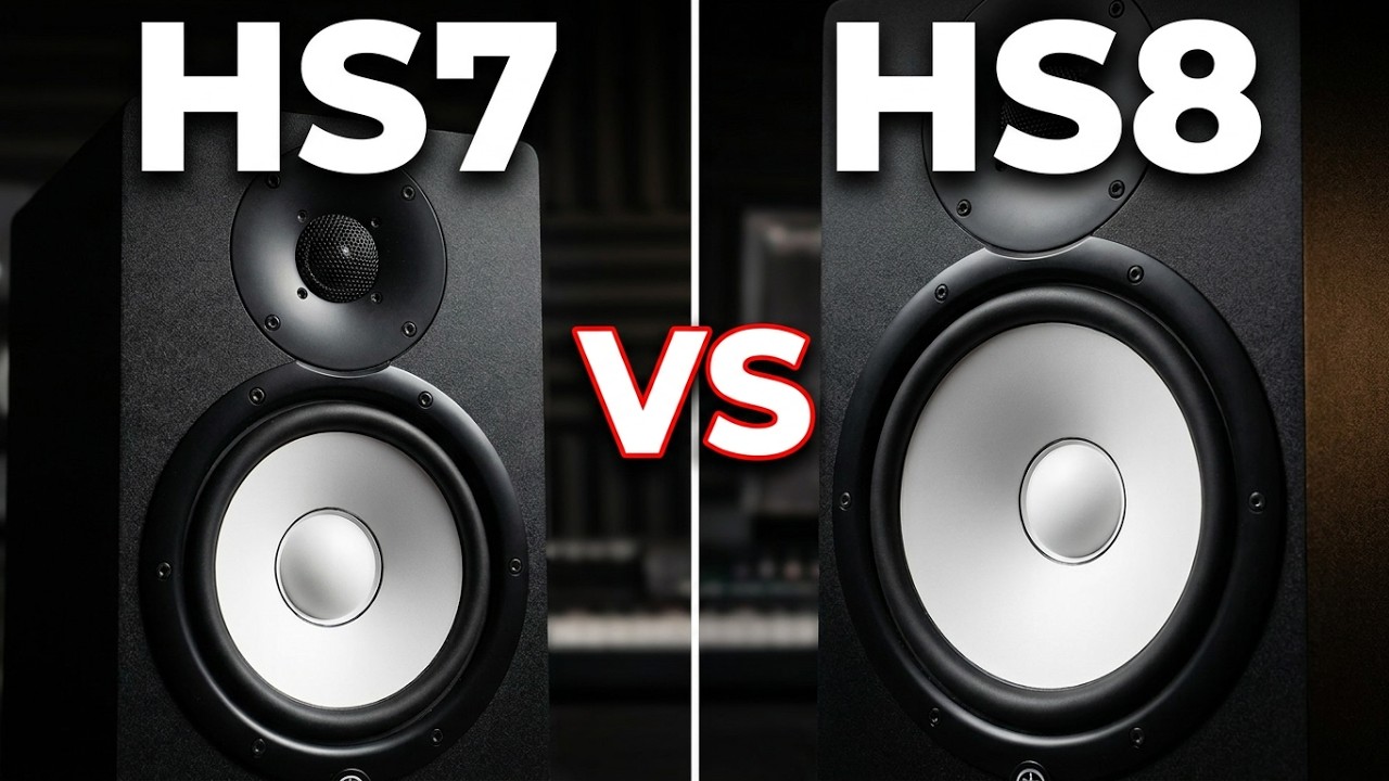 Yamaha HS7 vs HS8 TEST!!