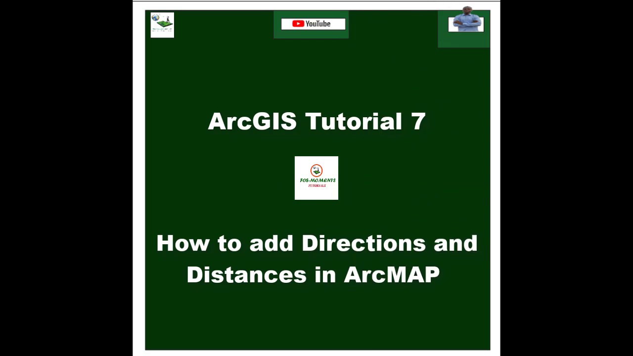 ArcGIS Tutorial 7 : How to add Directions and Distances to ArcMAP