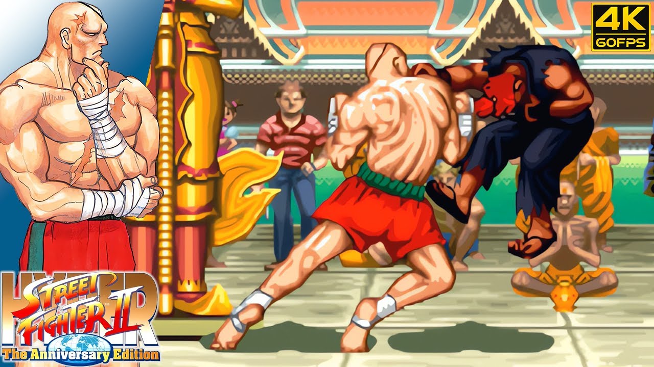 Hyper Street Fighter II - Sagat (CE) (Arcade / 2003) 4K 60FPS