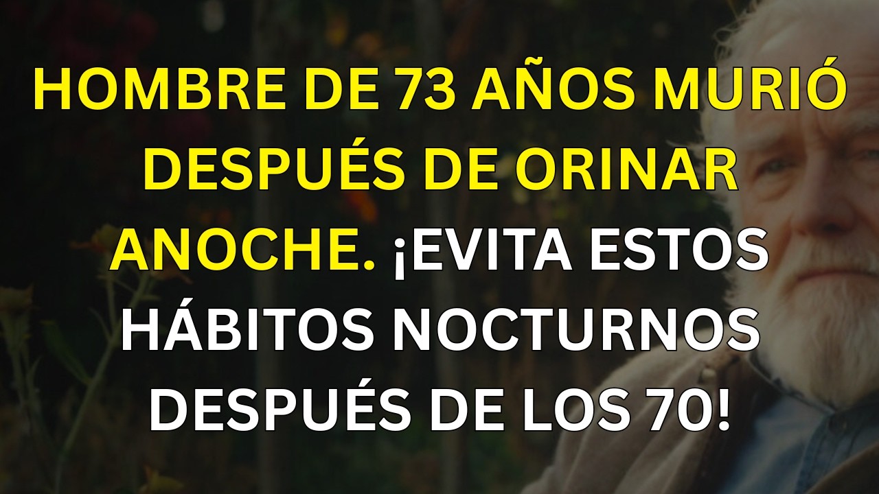 Muri&oacute; a los 73 tras ir al ba&ntilde;o de noche: 5 errores que ponen en peligro a los adultos mayores