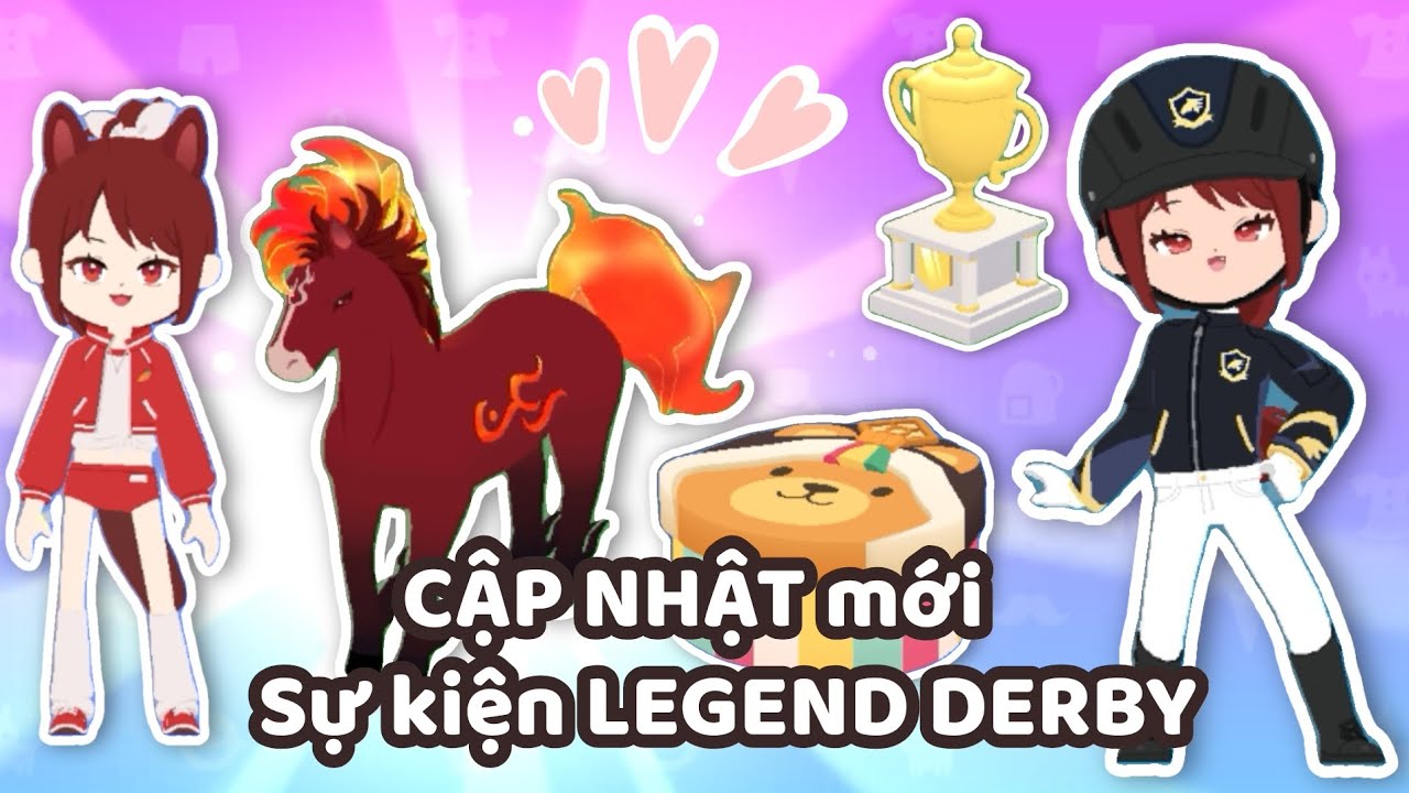 Sự kiện mới Play Together  sự kiện Legend Derby Đường đua ngựa và hộp bốc thăm thỏ tuyết | Mochi Lê