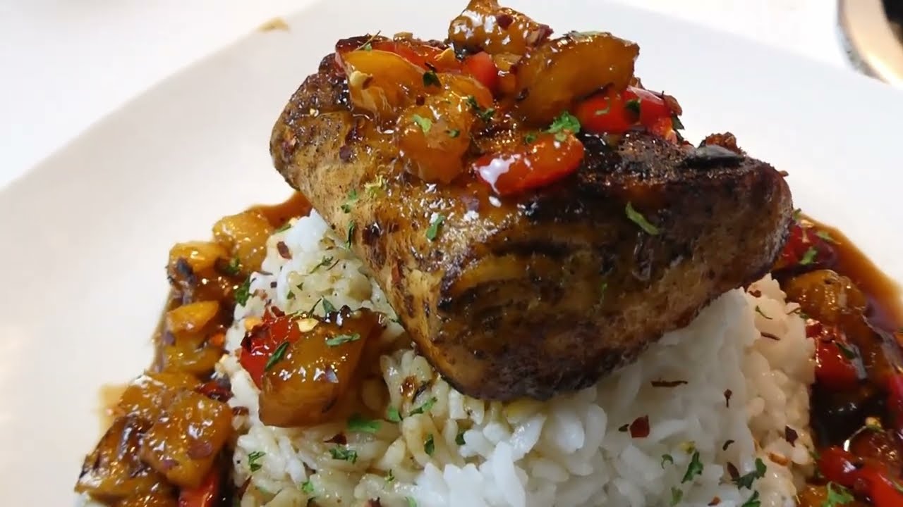 Рецепт махи в карибском стиле | Рецепт с ананасом и рыбой @Christinesworldspice