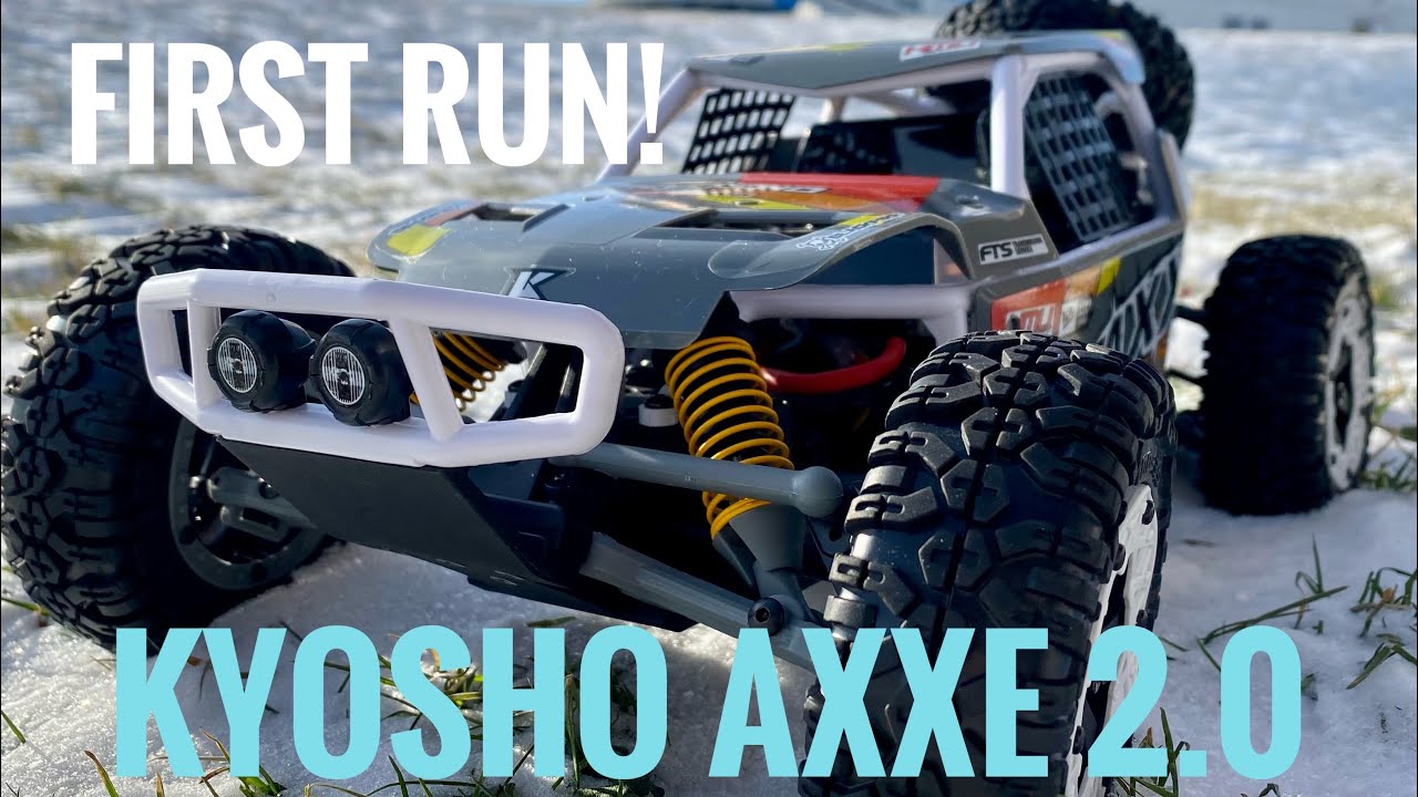 Kyosho Axxe 2.0 first run!
