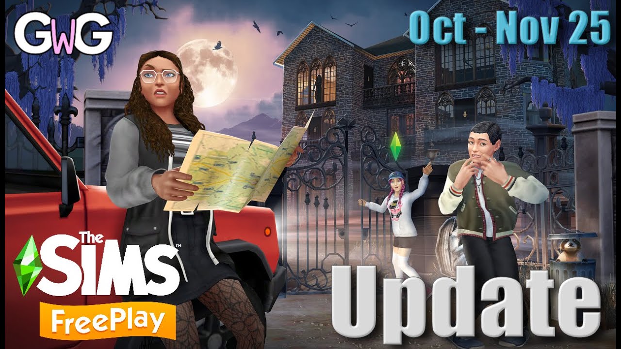 The Sims Freeplay — Gap Year: обновление «Дороги, которые мало пройдены» 🚗👻 [События и призы]