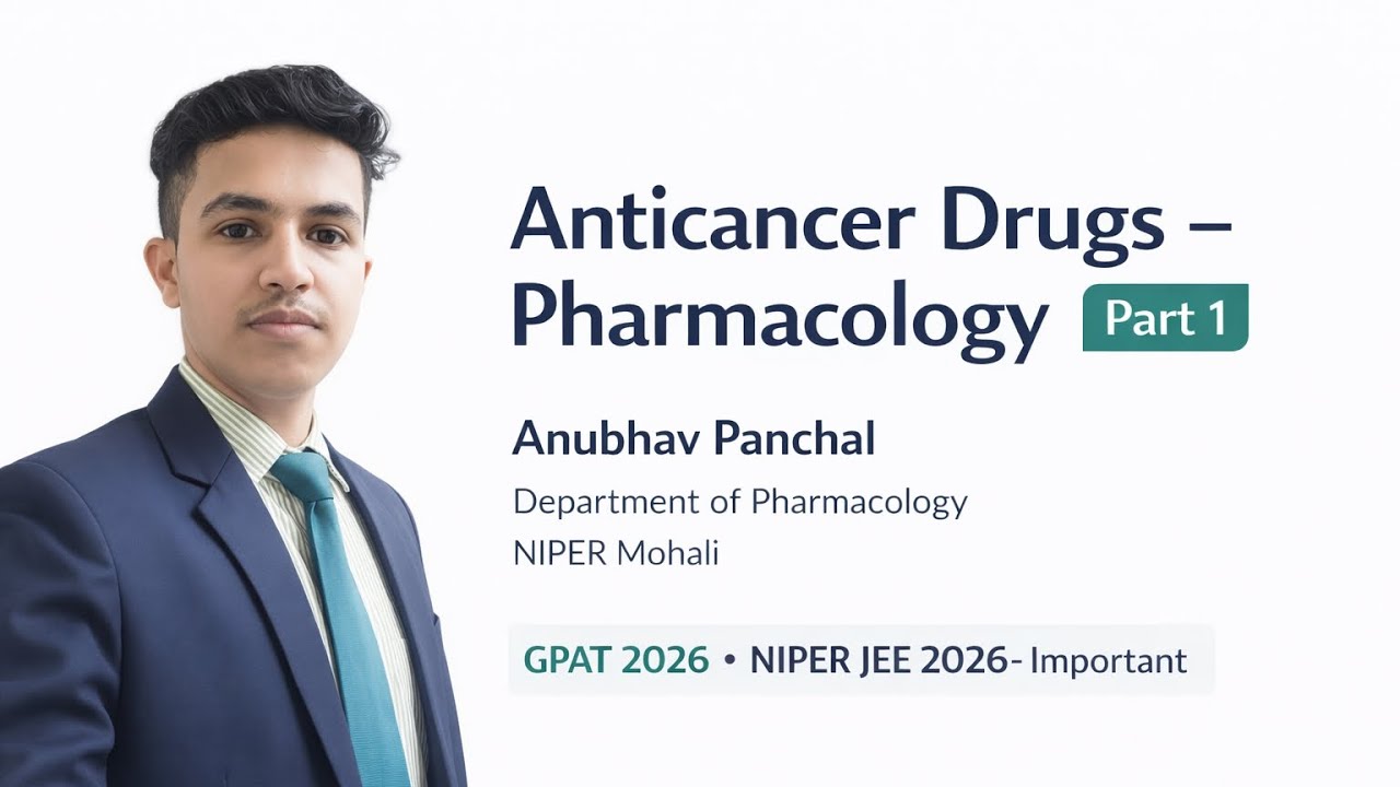 Anticancer Drugs – Pharmacology | Part 1 | GPAT & NIPER JEE 2026 #gpat2026 #niperjee 