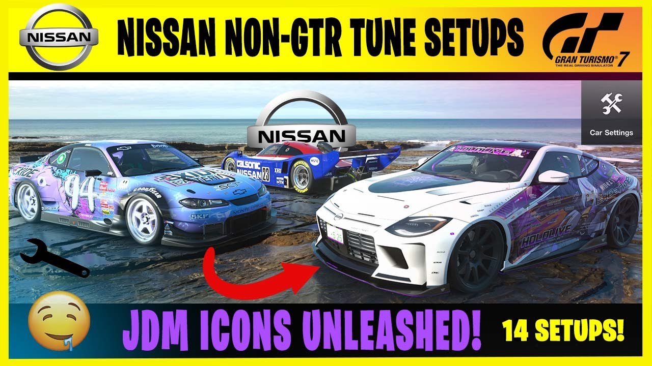 Gran Turismo 7 - Nissan Setup Guide & Review! - Silvia's / Z's / R92CP & More (14 SETUPS!)