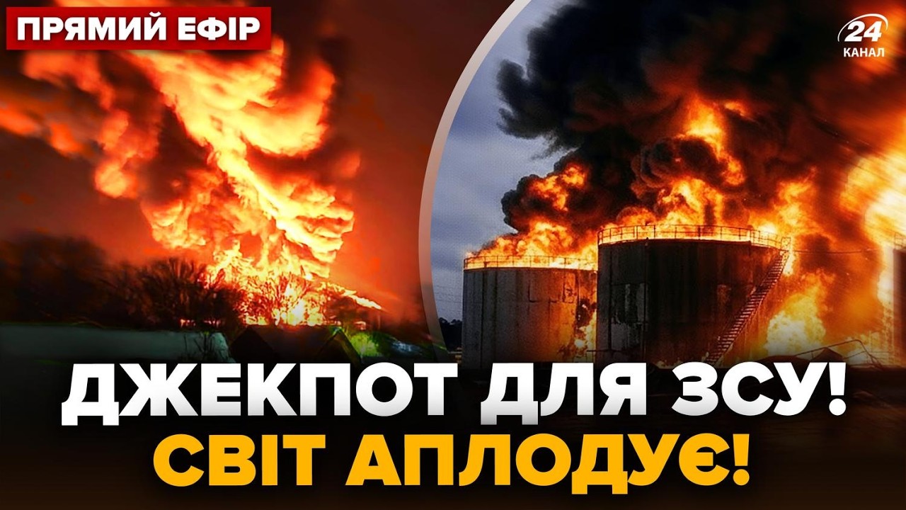 ⚡️У Путина ЧП! ЖАХНУЛИ ТОПзавод, НЕФТЕБАЗА в ХЛАМ: ВСЕ ПЫЛАЕТ. Взрывы на ТЭЦ в Белгороде @24Онлайн