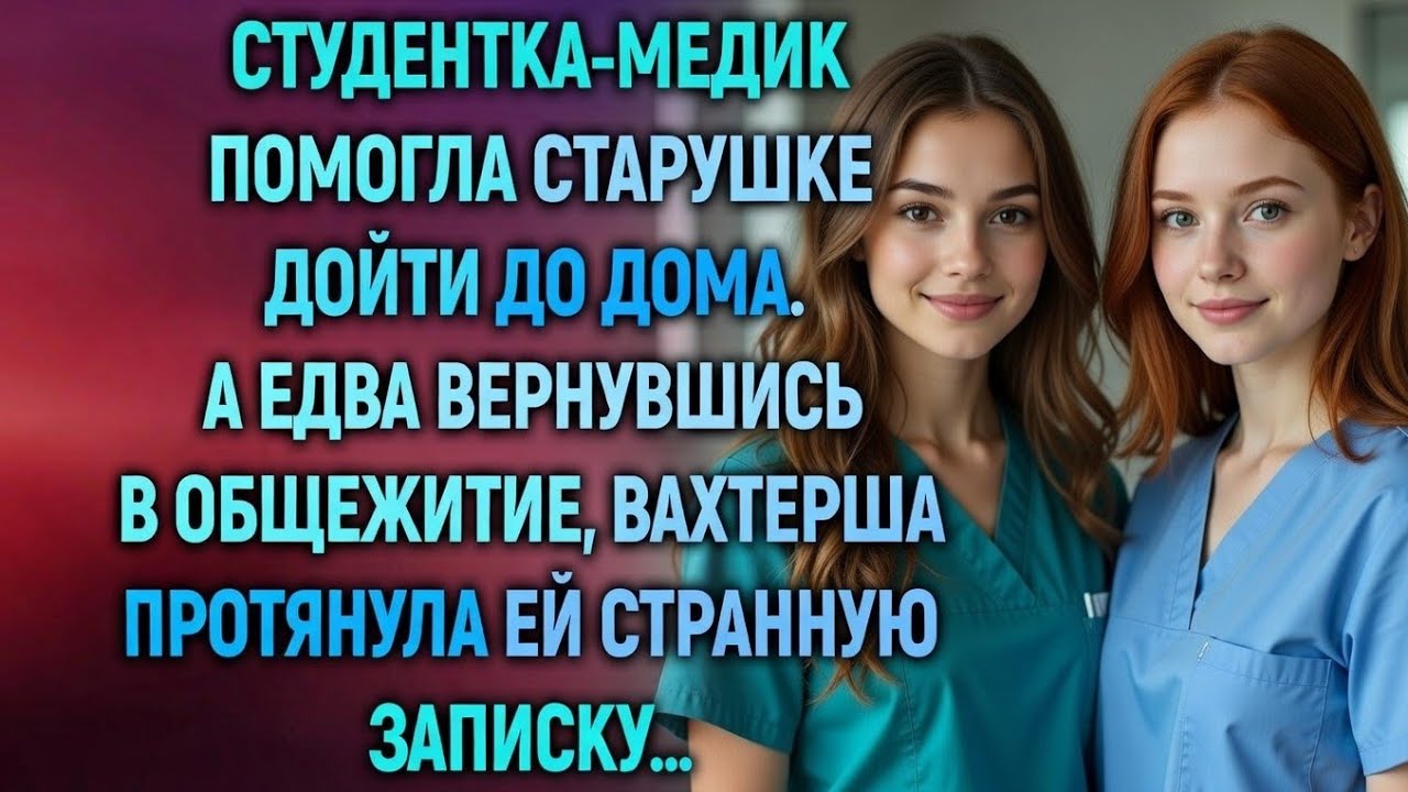 Студентка проводила бабушку домой — но вахтёрша сказала то, от чего она побледнела