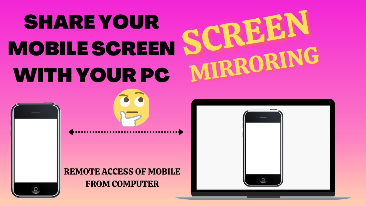 Amazing App to share your mobile phone screen with your PC (2022)