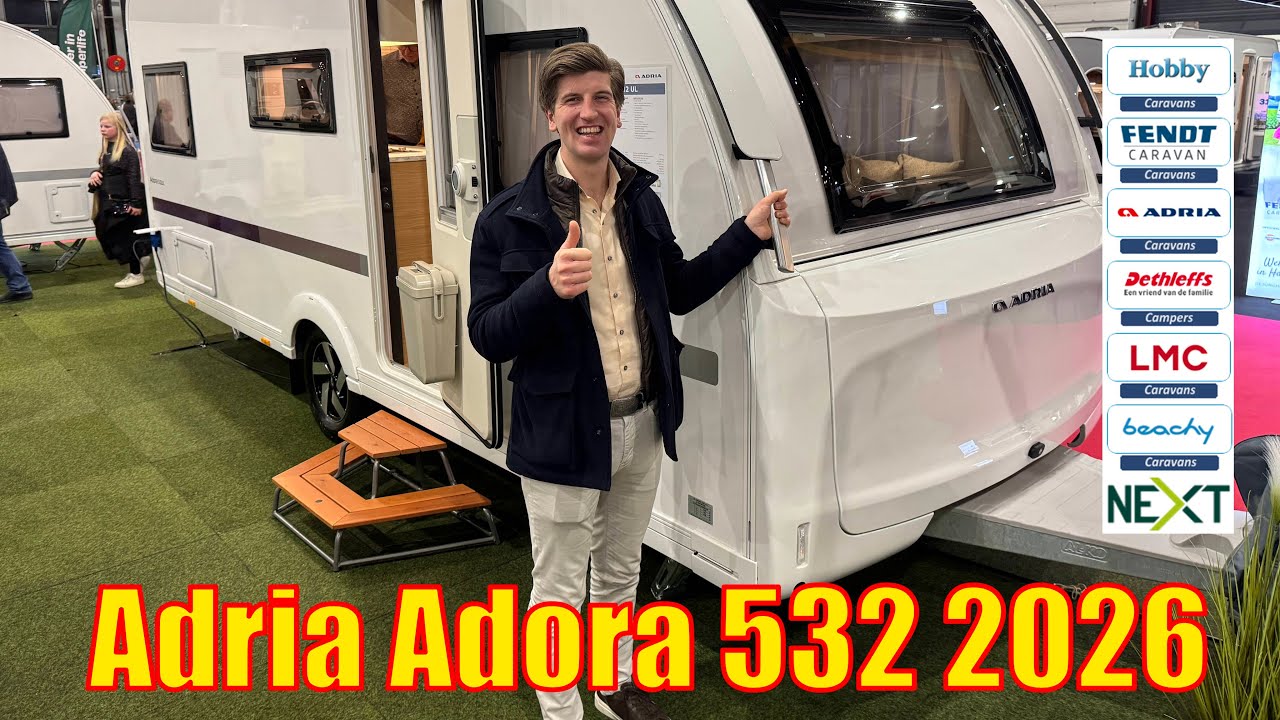 Adria Adora 532 2026 🚐  Luxe Twinbed Caravan