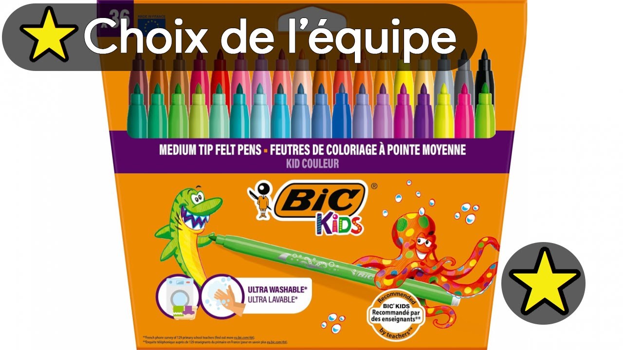 🏆 TOP 3 MEILLEUR FEUTRE DE COLORIAGE POUR ENFANT 2025 🖍️