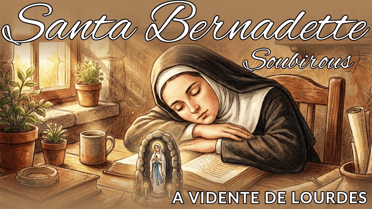 Santa Bernadette: A vidente de Lourdes | O milagre da Fonte | História para dormir ou relaxar