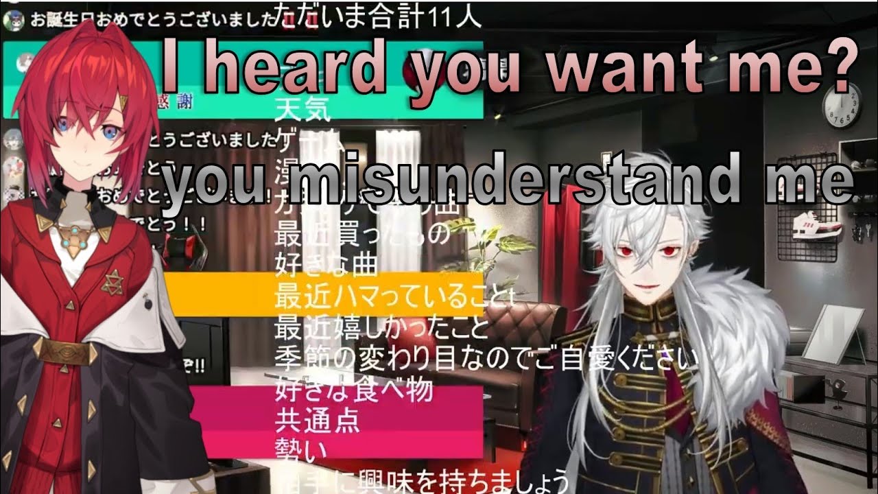 [Nijisanji/Eng sub]Анге посетила день рождения Кузухи