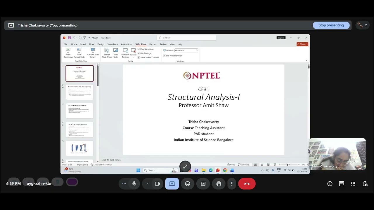 CE Structural Analysis Week 1