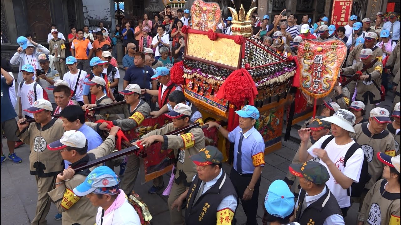 20161022 豐原鎮清宮謁祖進香 自祖廟大甲鎮瀾宮起駕出發(28分鐘全紀錄)