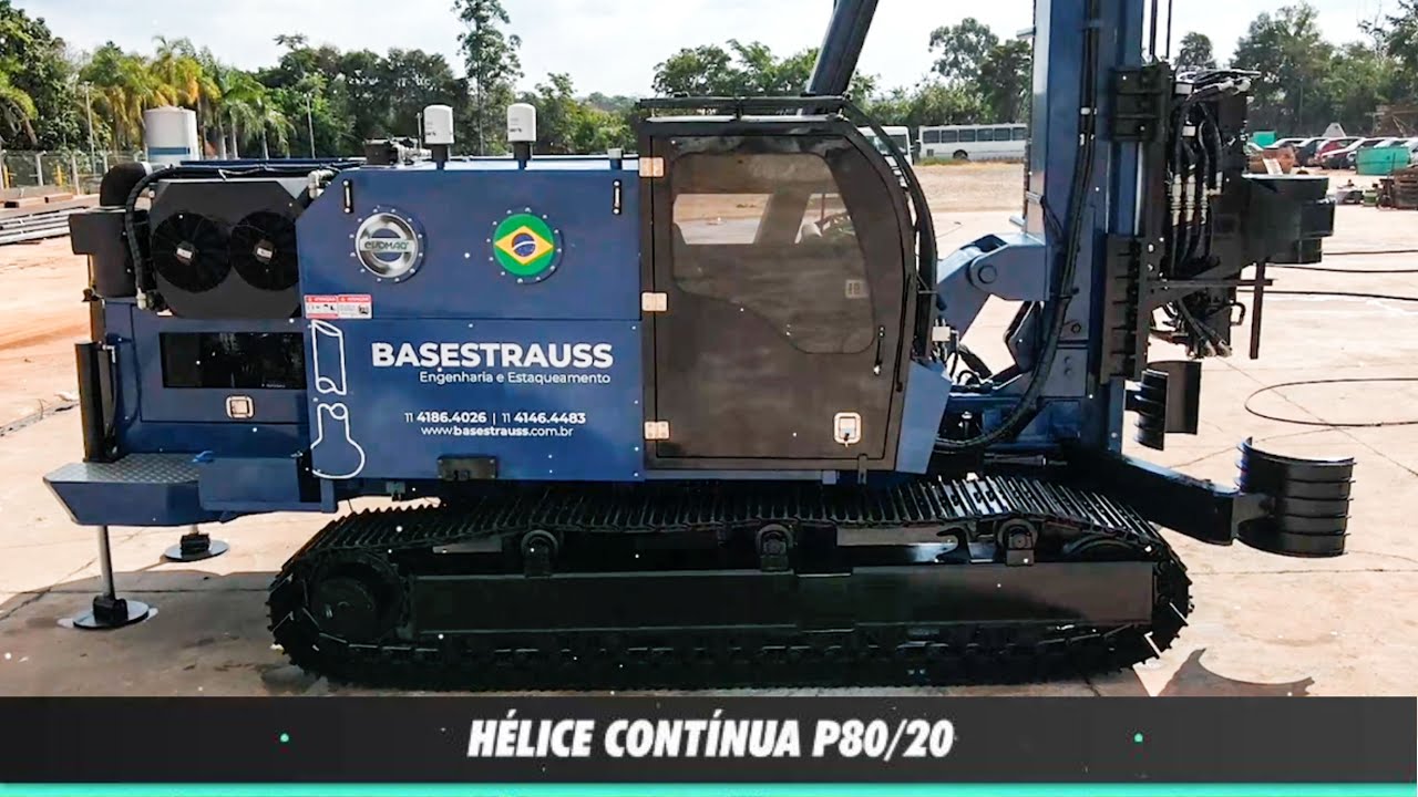 Hélice Contínua -  Perfuratriz de Qualidade da Evomaq Equipamentos [ HD ]