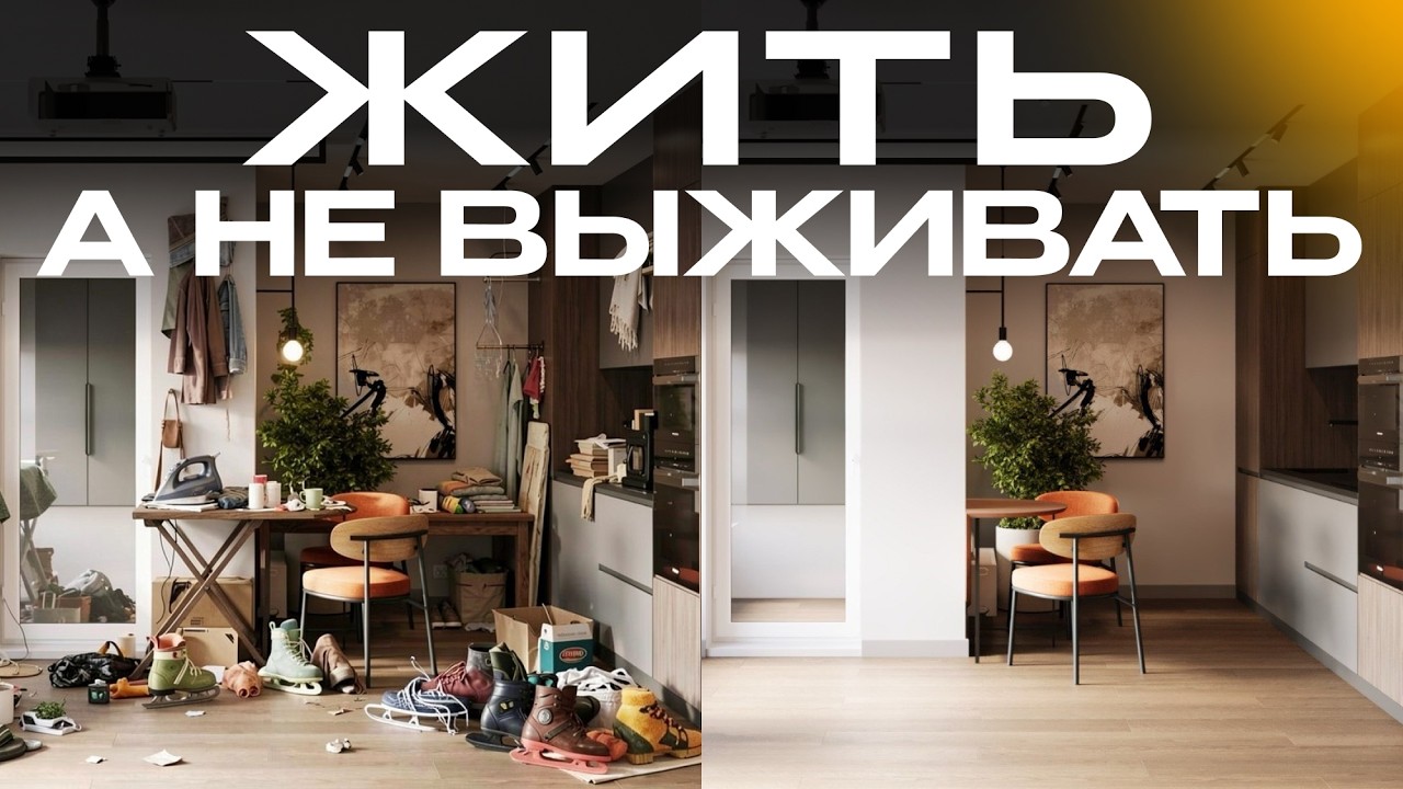 Как уместить ВСЕ в тесной студии | Психология малого метража