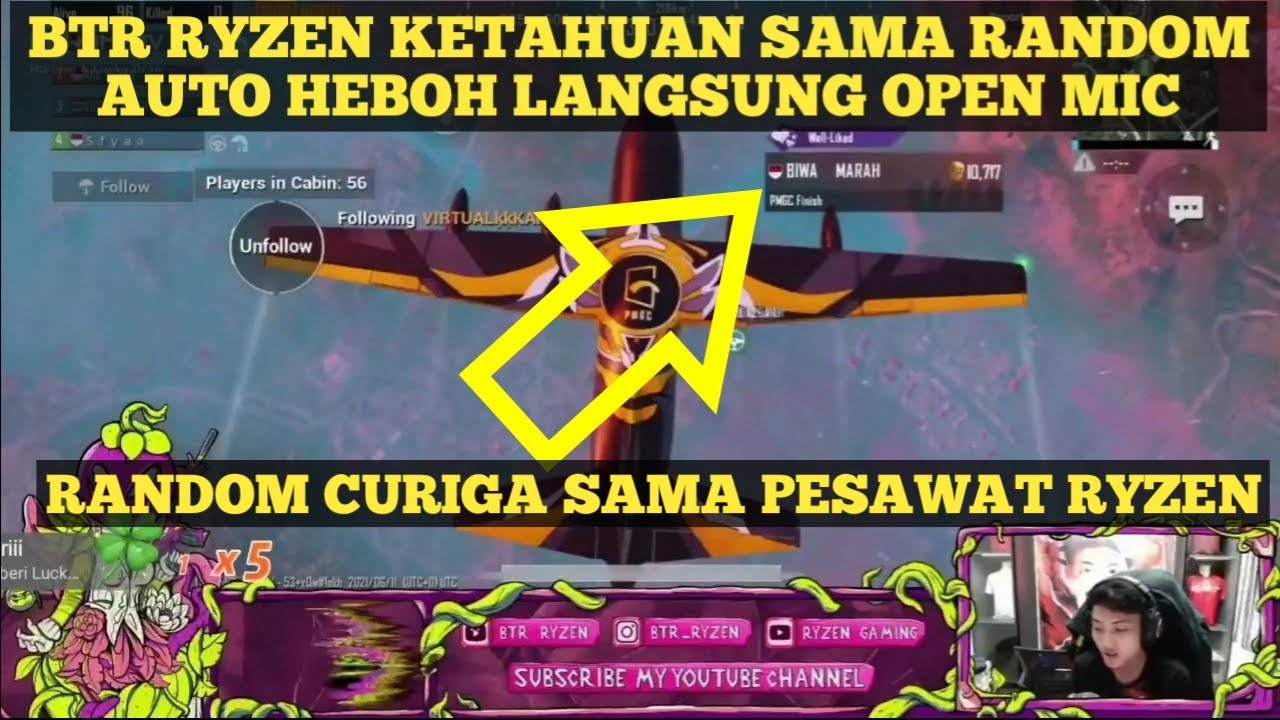 RANDOM LANGSUNG OPEN MIC SETELAH TAU MAIN SAMA BTR RYZEN