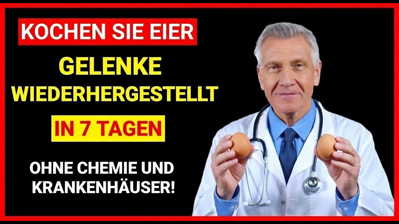 ESSEN SIE EIER SO — UND IN 7 TAGEN SCHMERZEN IN DEN GELENKEN FÜR IMMER WEG!
