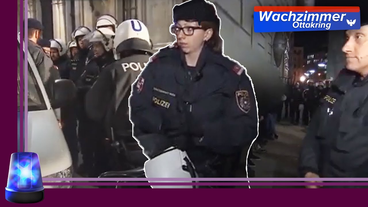 Karin BRICHT sich den ARM 😥 Und AUSSCHREITUNGEN bei einer DEMO 😯 | 2/2 | Wachzimmer Ottakring | ATV
