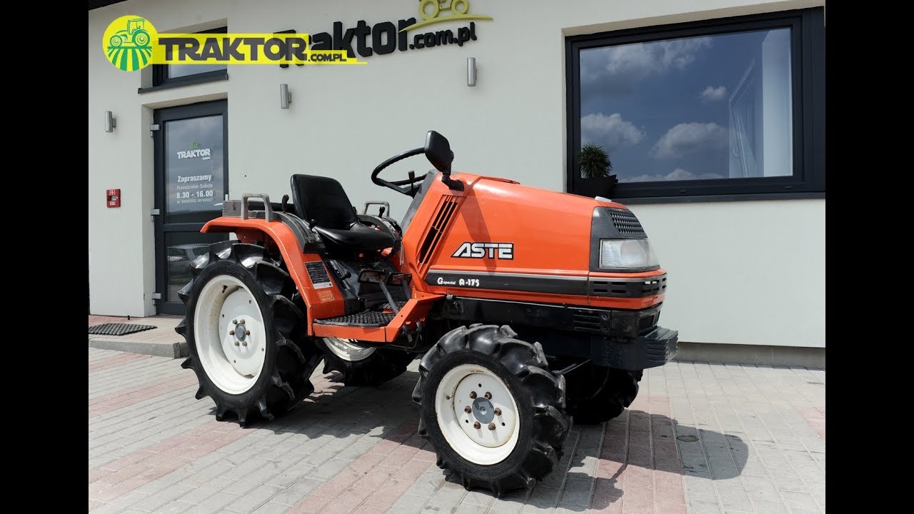 Kubota Aste A-175D 4x4 17KM japoński mini traktorek TRAKTOR.COM.PL
