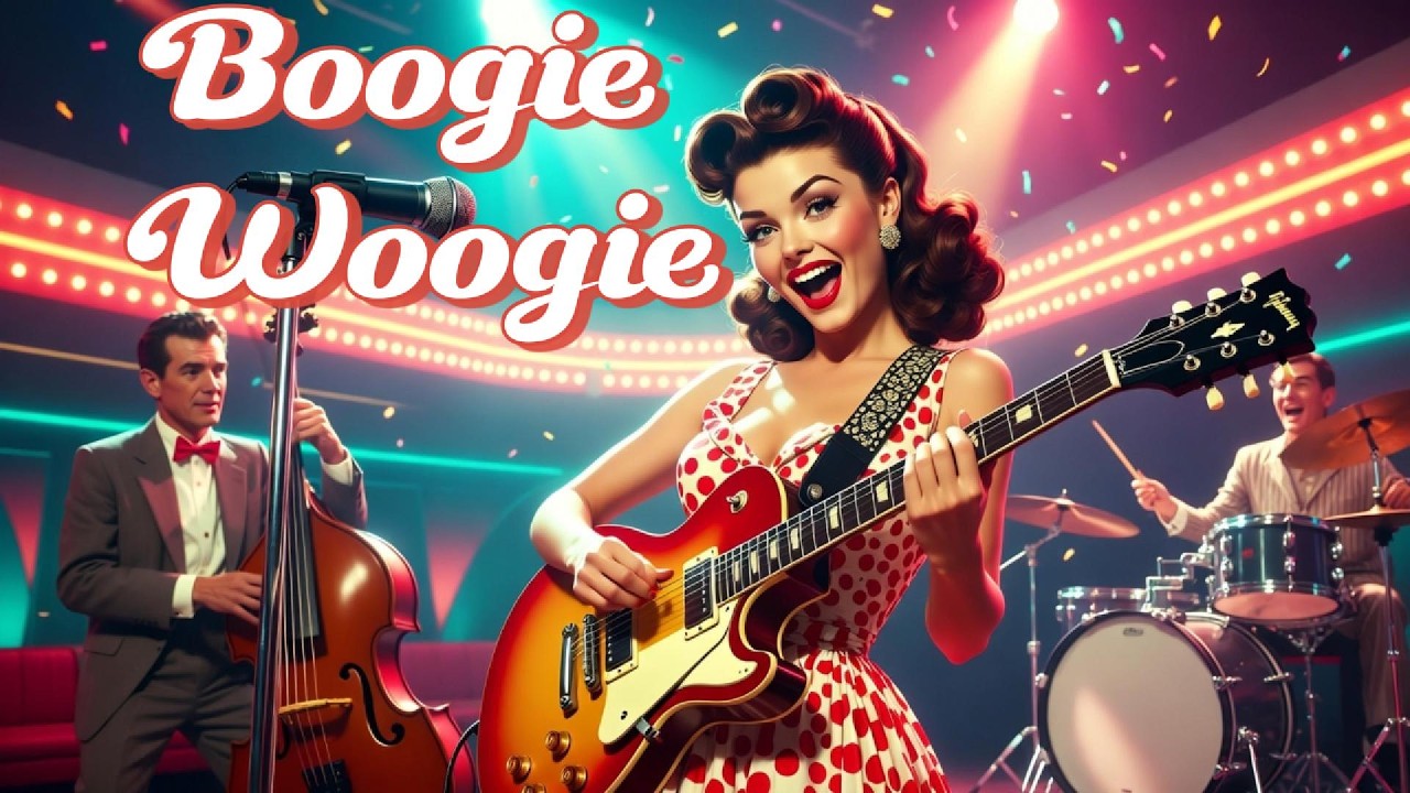 Boogie Woogie Piano 🔥 Vintage 50s Party | Rockin’ Boogie Woogie Rhythm & Retro Dance Vibes 🎹 🎶